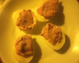 Foto del paso 5 de la receta Huevos rellenos de salmón ahumado