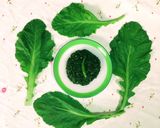 A picture of step 3 of Rai Saag / Mustard Greens.