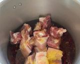 Foto del paso 2 de la receta: Frijoles colorados preparados con costilla de cerdo
