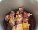 Foto del paso 2 de la receta: Frijoles colorados preparados con costilla de cerdo