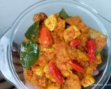 Foto langkah ke 8 dari resep Oseng krecek tahu pedas.