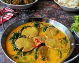 Foto langkah ke 2 dari resep Gulai Jengkol Daun Singkong.