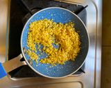 A picture of step 1 of Moong Tok Misti Dal.