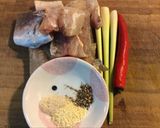Hình bước làm 1 của món Cá Đú một nắng nướng 
