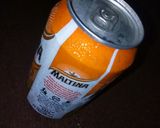 A picture of step 1 of Maltina and milk.