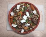 Foto del passaggio 18 della ricetta Insalata tiepida con patate dolci e funghi Pleurotus. Una vera delizia!