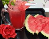 A picture of step 4 of Watermelon margarita 🍉🍉.