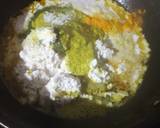 Kochupata diye Chingri(Prawn with Colocasia leaves) recipe step 2 photo
