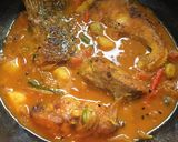 A picture of step 8 of Fish in Onion Potato Gravy.