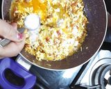 A picture of step 5 of Paneer Bhurji.