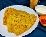 A picture of step 5 of Dal- oats paratha.