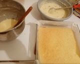 Pas rețetă Placinta turnata cu branza dulce şi stafide 2 fotografie