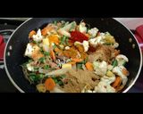 A picture of step 2 of Mixed Vegetables dry Sabzi.