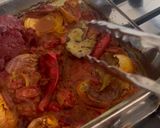 A picture of step 7 of Baked Beef Jollof Rice.