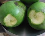 A picture of step 1 of Raw Mango Tangy balls Mukhwas.