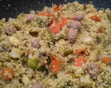 Foto del paso 5 de la receta: Couscous con verduras y salchichas