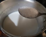 A picture of step 7 of Kashmiri chai /Pink tea.