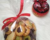 Hình bước làm 7 của món Bánh Cookie Bơ,chocolate,trà xanh