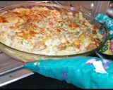 A picture of step 5 of Pasta with spicy white sauce.