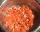 Foto langkah ke 2 dari resep Salmon Mentai Rice.
