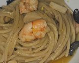 Foto del paso 5 de la receta Spaguettis con langostinos y anchoas