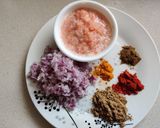 A picture of step 2 of Kara dosa.
