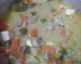 A picture of step 7 of Rosgolla naboratan korma.
