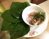 Hình bước làm 1 của món Chả lá lốt