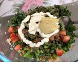 A picture of step 3 of Chickpeas and vegetables sandwich.