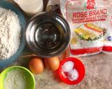 Foto langkah ke 1 dari resep Roti Jala Merah Putih.