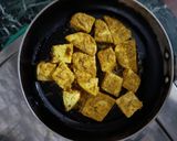 A picture of step 5 of Smoky Paneer tikka.