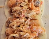 A picture of step 3 of Puff Pastry Empanada with Shrimp, Crab Salad, and More.