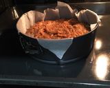 A picture of step 4 of Carrot cake with no nuts or butter!!!.