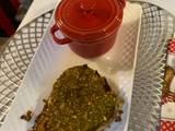 Atún agridulce con costra de pistacho😋