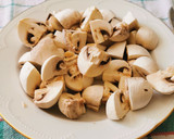 Foto del paso 1 de la receta: Paccheri a la crema de Gorgonzola con Champiñones