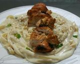 A picture of step 5 of 🐔♨🍝🐔White Pasta with Spicy koila Chicken 🐔♨🍝🐔 #RamadanSpecial.