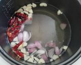 A picture of step 1 of Instant Noodles with Canned Fish.