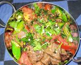 A picture of step 9 of Beef Boti Fry.
