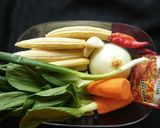 Foto langkah ke 1 dari resep Ca Sayur Saus a la Szechuan.