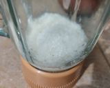 A picture of step 1 of Meethi lassi.