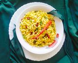 A picture of step 6 of Masala Puffed Rice (No-fry puffed Rice snacks 😋😋).