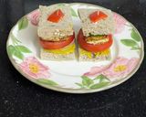 A picture of step 5 of Bite Size Healthy Wheat & Oat Bread 🍞 Sandwich.
