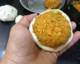 A picture of step 4 of Poha Paratha.