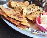 A picture of step 5 of Thepla(Besan methi na thepla).