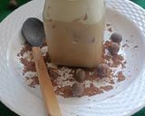 A picture of step 3 of Caramel Coffee in Blender (with coffee seeds).