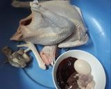 Hình bước làm 1 của món Gà nấu canh lá giang