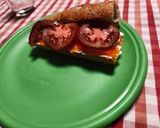 Foto del paso 6 de la receta Biscotes salmón con tomate
