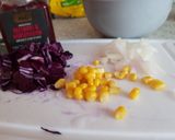 A picture of step 2 of My Grilled Chicken with Butternut Squash Potatoes and cold Salad.
