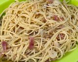Foto langkah ke 3 dari resep Bacon Spaghetti Aglio Olio.