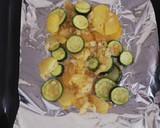Foto del paso 4 de la receta: Salmón al horno con patatas